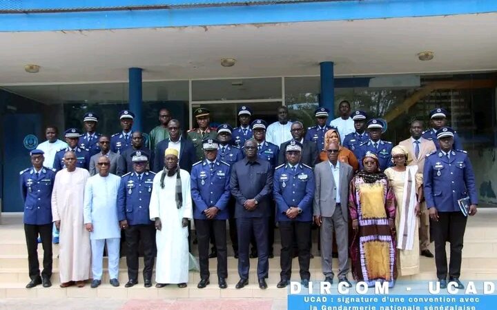 Recherche, formation et sécurité : l’UCAD et la Gendarmerie unissent leurs expertises