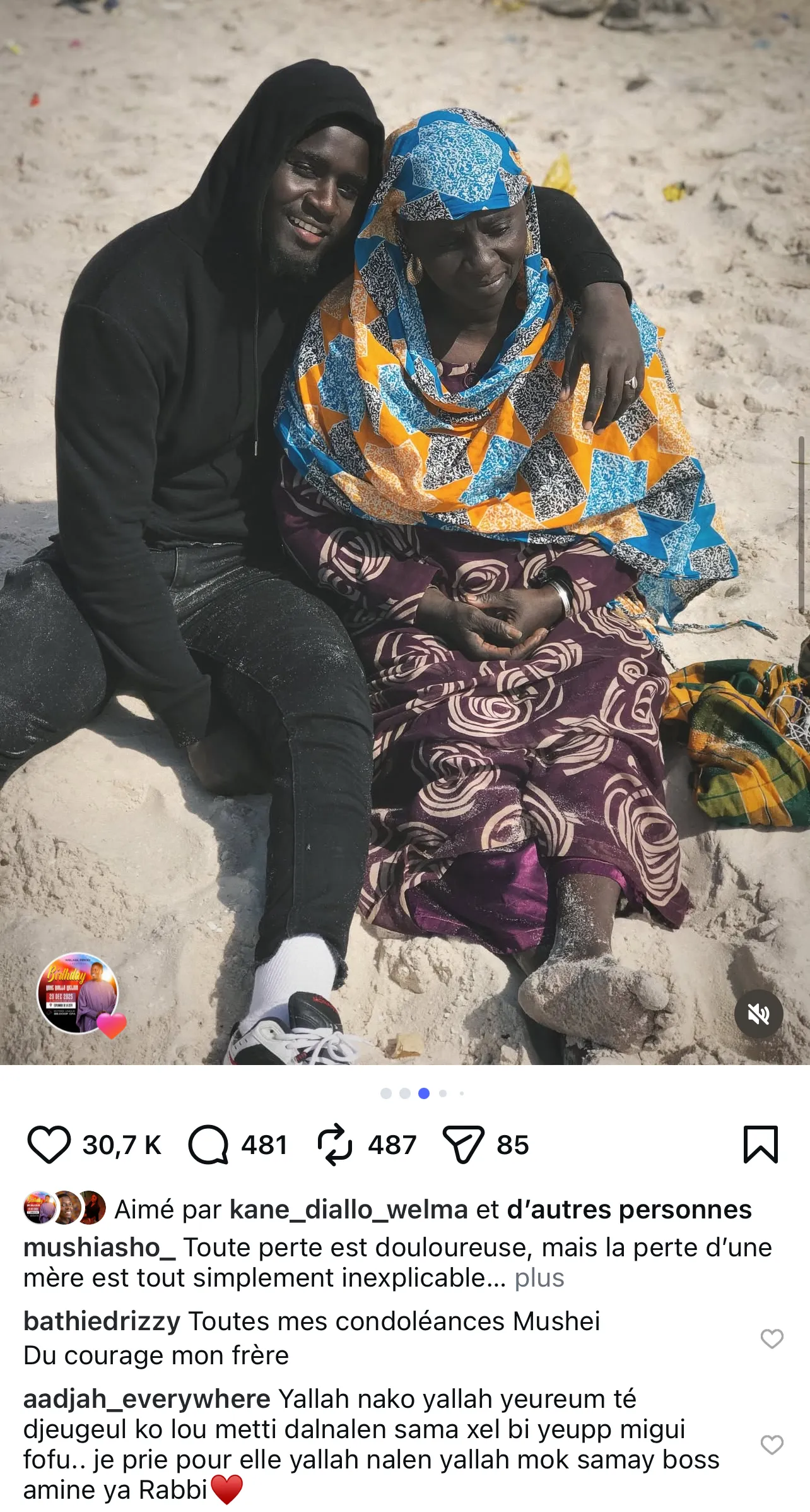 Tristesse dans l’univers du stylisme : le designer Mushei brise le silence pour annoncer la perte de sa plus grande complice