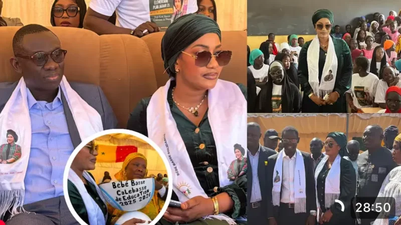 Inauguration des nouvelles classes : Bébé Bass offre un cadre moderne aux élèves du Plan Jaxaay 