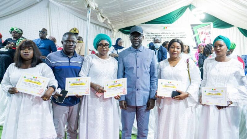 Guédiawaye : 150 femmes formées et équipées pour renforcer l’économie sociale et solidaire