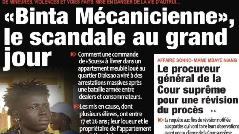 Découvrez les Unes des journaux sénégalais du mercredi 7 janvier 2026