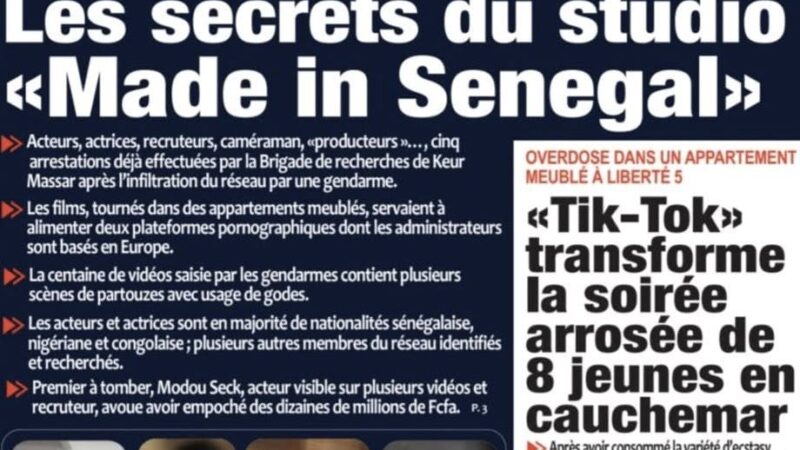 Découvrez les Unes des journaux sénégalais du mardi 6 janvier 2026