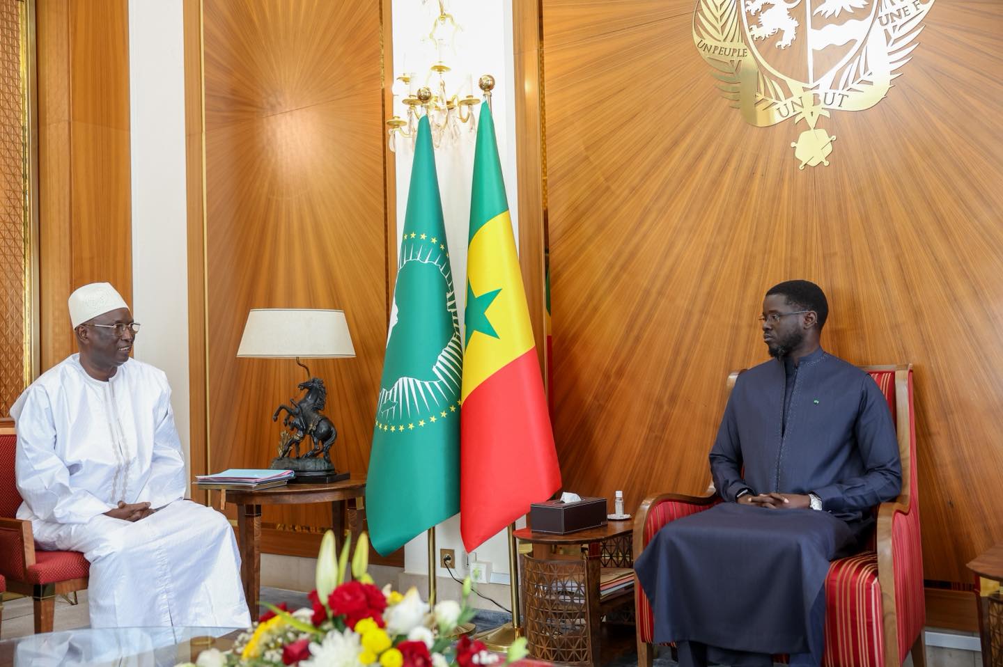 Industrie agroalimentaire : le président Diomaye Faye s’entretient avec le PDG du groupe MAVAMAR