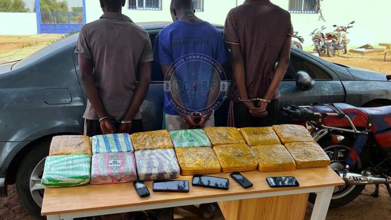 Aéré Lao : 14 kilos de chanvre indien saisis par la Brigade territoriale