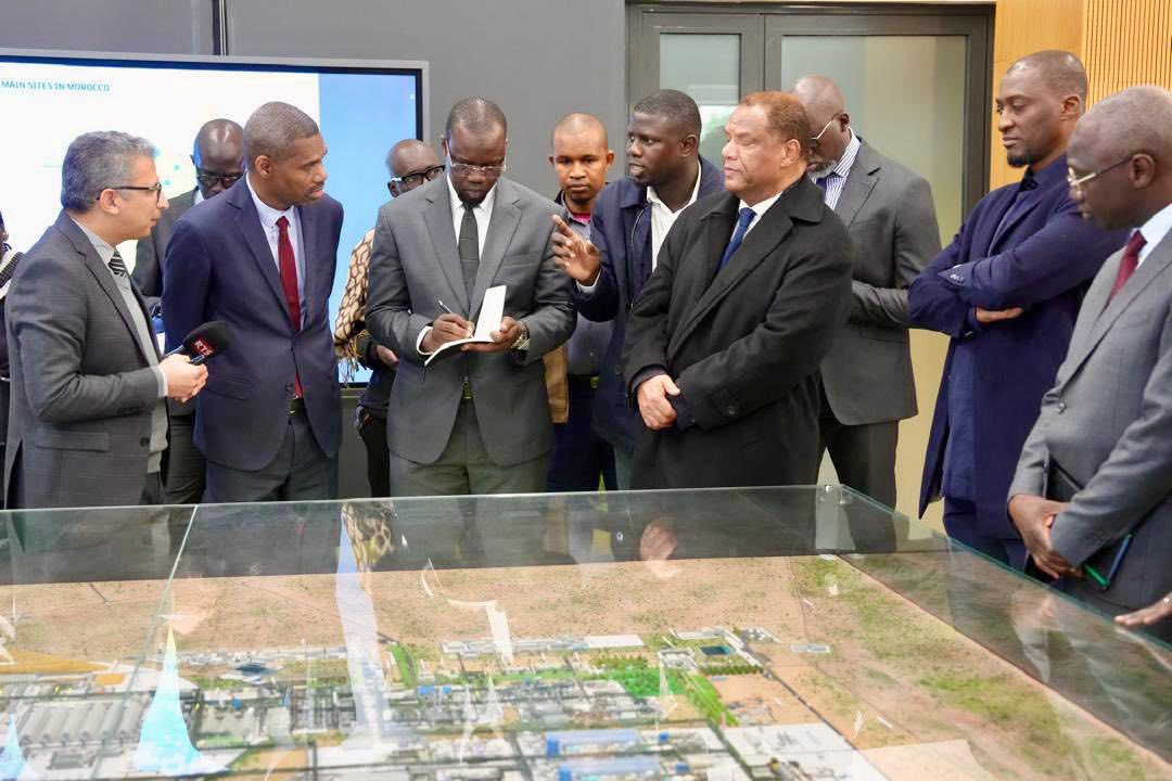 Maroc : Le premier ministre Ousmane Sonko en visite à l’Office chérifien des phosphates (OCP)