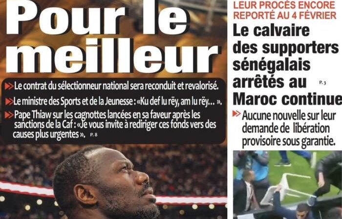 Découvrez les Unes des journaux sénégalais du vendredi 30 janvier 2026