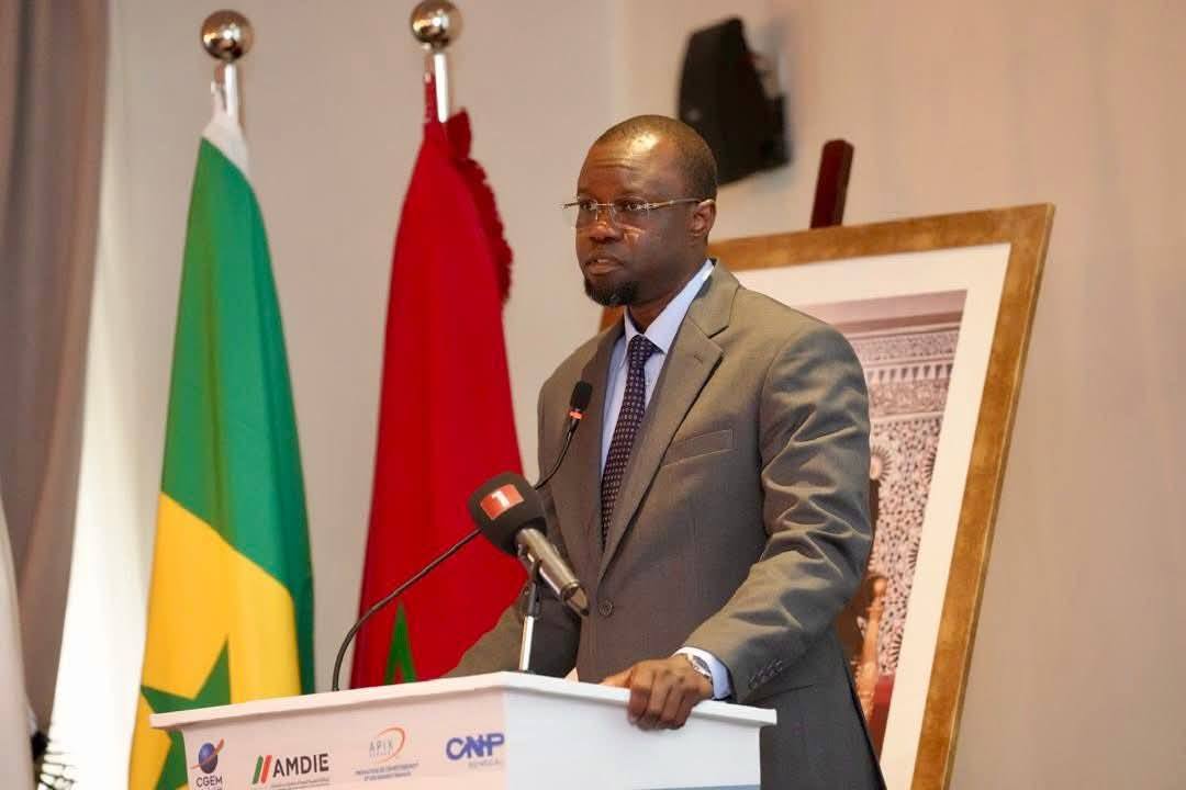 Forum économique Sénégal–Maroc : Ousmane Sonko appelle à des partenariats ambitieux et durables