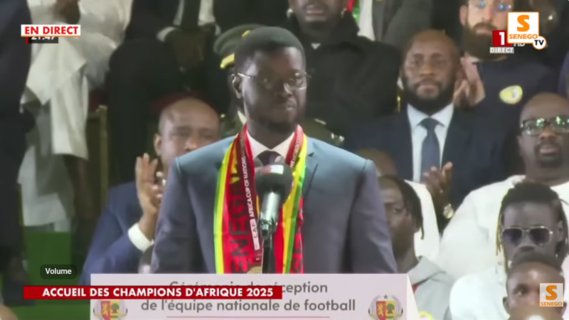 Diomaye Faye après la CAN : “Notre gratitude au Roi Mohammed VI et au peuple marocain”