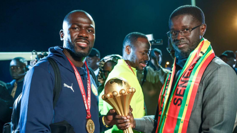 Accueil des Lions : Diomaye Faye salue « un fair-play exemplaire, sur et en dehors du terrain »