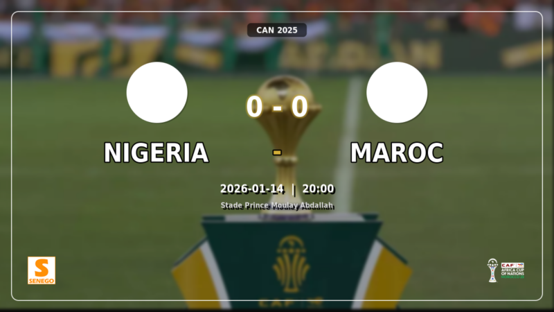 CAN 2025 : Le Maroc file en finale après un suspense insoutenable face au Nigeria, Mazraoui impérial noté 8.12