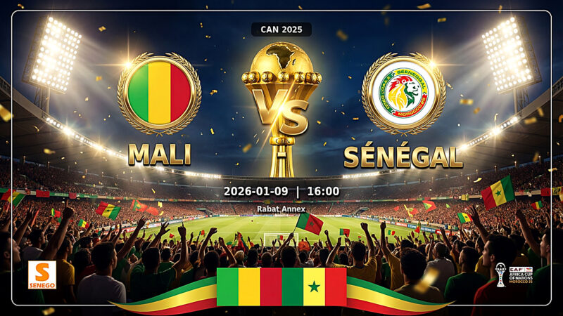 DIRECT – CAN 2025 : Mali vs Sénégal, suivez le quart de finale en live sur Senego