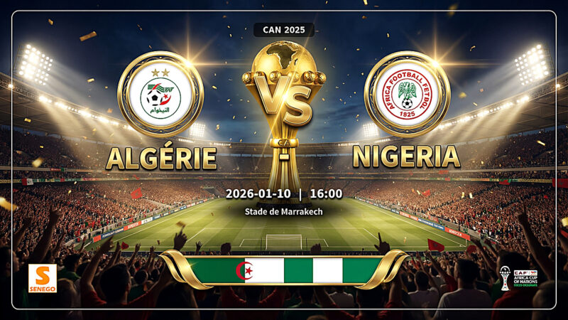 DIRECT – CAN 2025 : Algérie vs Nigeria, le choc des quarts à suivre en live sur Senego