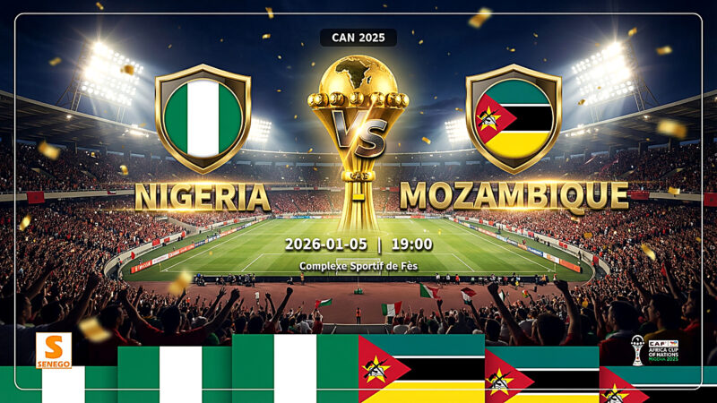 DIRECT – Nigeria vs Mozambique : suivez le match des huitièmes en live sur Senego