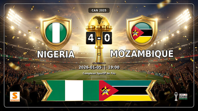 CAN 2025 : Le Nigeria écrase le Mozambique (4-0) et file en quarts, découvrez les notes des joueurs