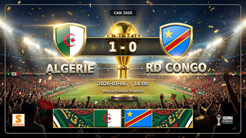 CAN 2025 : L&rsquo;Algérie élimine la RDC au bout du suspense (1-0), découvrez les notes des joueurs