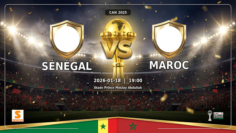 DIRECT – Finale CAN 2025 : Sénégal vs Maroc, le match pour le titre à suivre en live sur Senego