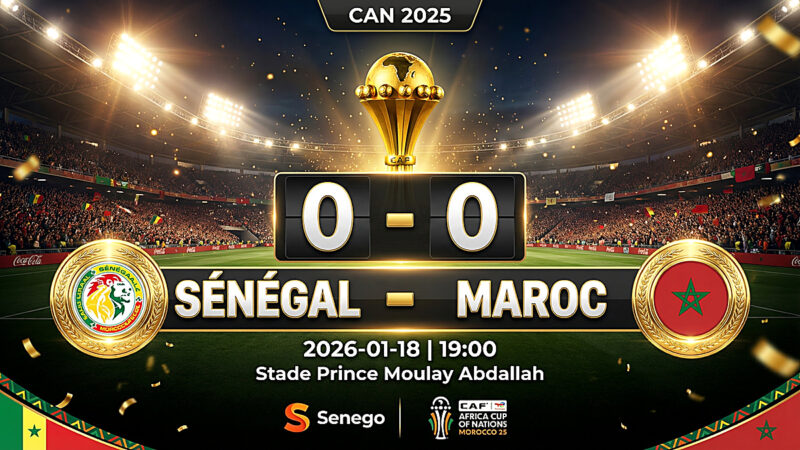 CAN 2025 : Une finale sous haute tension entre le Sénégal et le Maroc (0-0), découvrez les notes des joueurs