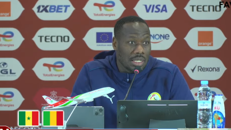 CAN: « Corriger nos erreurs et rester concentrés », Thiaw met en garde ses Lions face au défi malien