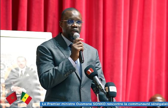 Maroc : Discours du Premier ministre Ousmane SONKO, lors de sa rencontre avec la communauté sénégalaise (vidéo)