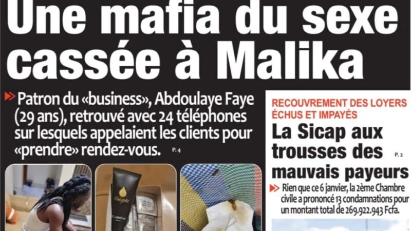 Découvrez les Unes des journaux sénégalais du samedi 10 janvier 2026