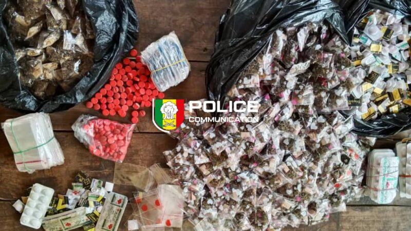 Kédougou : Trois personnes de nationalité étrangère interpellées avec plus de 1 000 doses de kush et de Tramadol