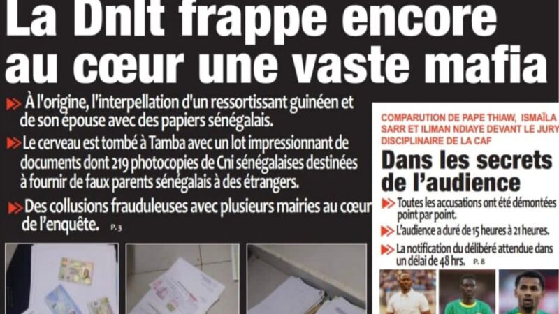Découvrez les Unes des journaux sénégalais du mercredi 28 janvier 2026