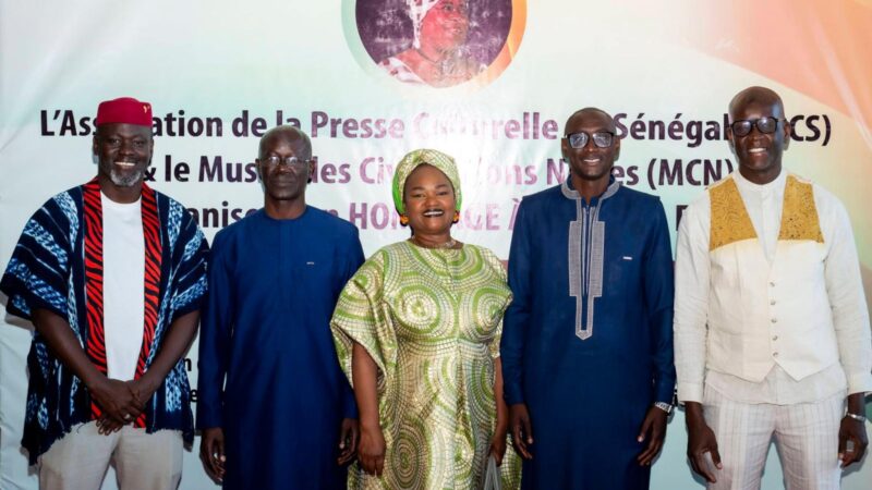 Au cœur du Musée des Civilisations Noires, la tonalité spécifique donnée à l’hommage rendu à la diva Aminata Fall