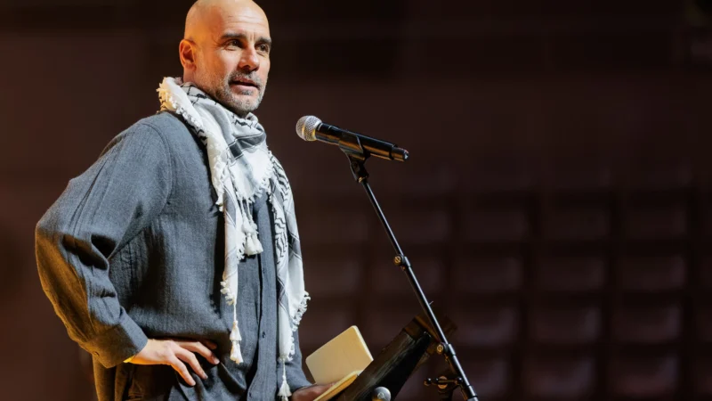Au milieu des questions sur la Coupe de la Ligue, la prise de parole tranchée de Pep Guardiola concernant le sort des Palestiniens