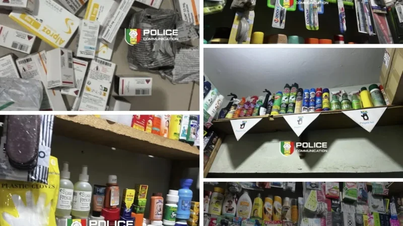 Une surveillance de 48 heures au marché Castors aboutit à la découverte d’un arsenal thérapeutique détourné