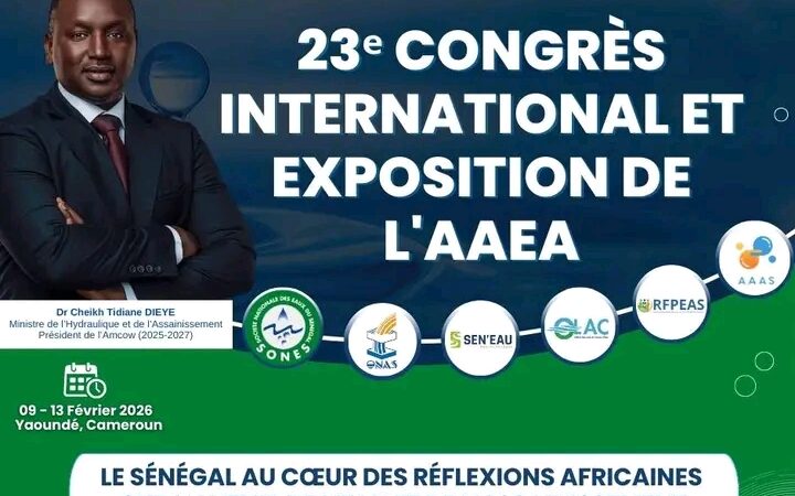 Solutions durables pour l’accès à l’eau et à l’assainissement : le Sénégal au rendez-vous du 23e Congrès de l’AAEA