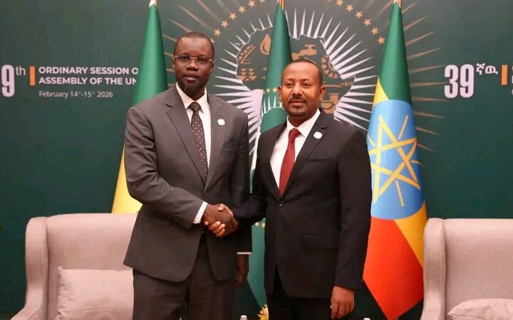 39e session de l’Union Africaine à Addis-Abeba : Sonko échange avec Abiy Ahmed sur des questions d’intérêt commun