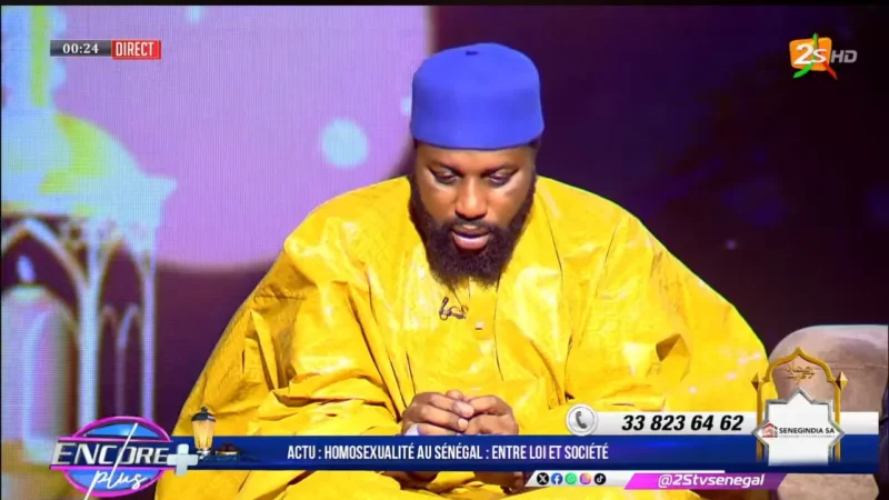 (Vidéo) Actes contre nature : le sort spirituel détaillé par Oustaz Abdou Aziz Doucouré sur le plateau de la 2STV