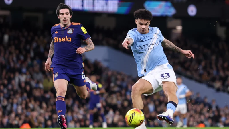 Angleterre : le doublé d&rsquo;un joueur de 20 ans porte Manchester City et ramène l&rsquo;écart au sommet à deux points