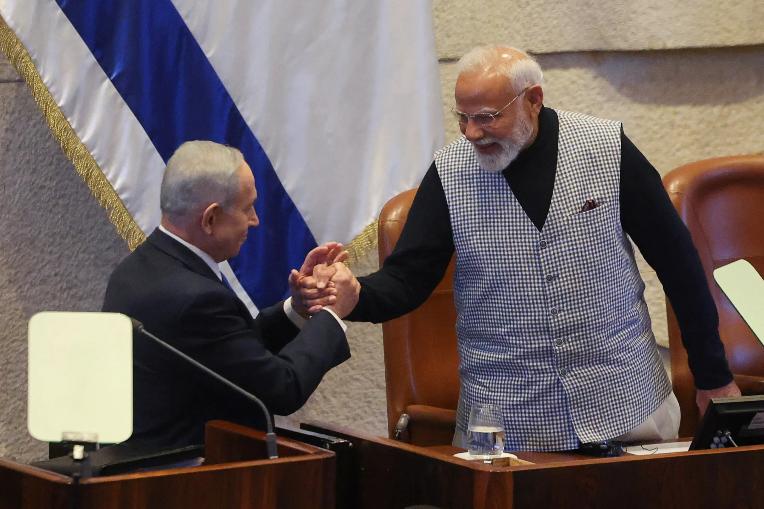 Israël : ovationné à la Knesset, le Premier ministre indien assume un choix diplomatique fustigé dans son pays