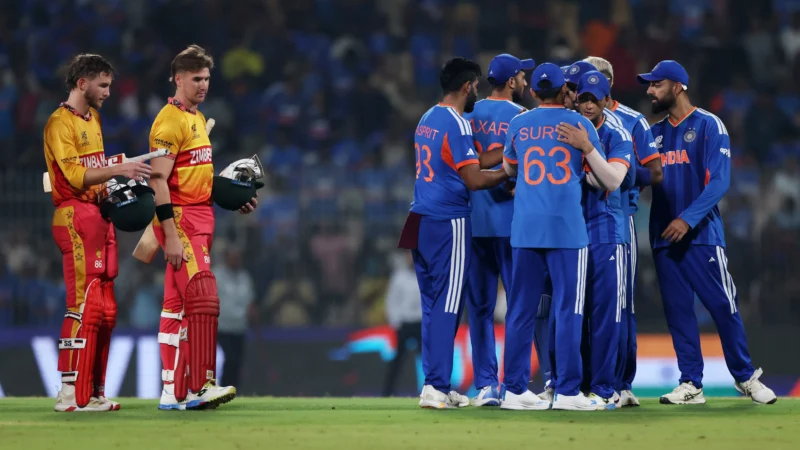 Mondial T20 : l&rsquo;Inde surclasse le Zimbabwe par 72 courses et s&rsquo;offre un match couperet face à ce rival