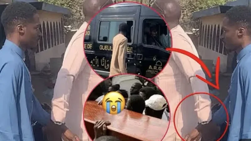 (Vidéo) – Inhumation de son père : l&rsquo;acteur POD soutenu par ses pairs pour un ultime hommage