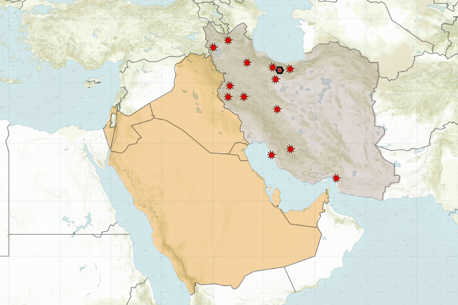 Riposte balistique de l&rsquo;Iran : trois pays de la péninsule arabique touchés par les tirs visant les bases américaines
