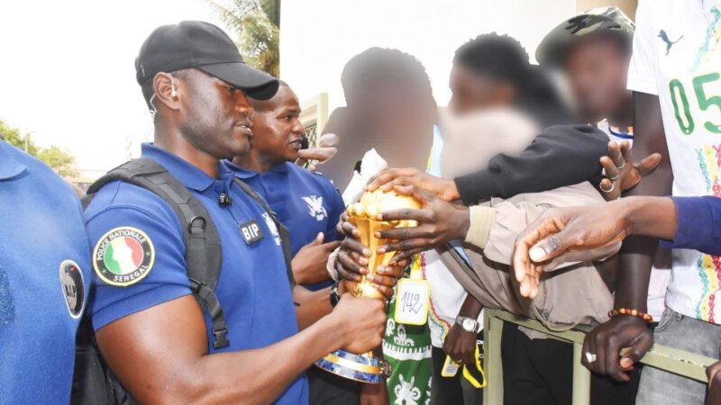 CAN 2025 : le trophée présenté aux détenus de Rebeuss