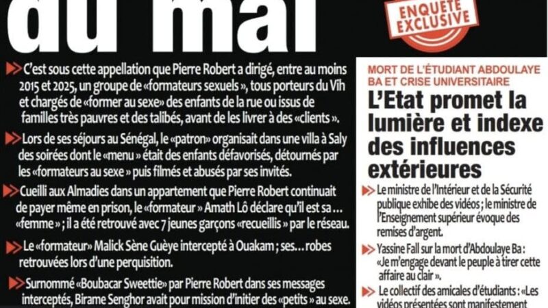 Découvrez les Unes des journaux sénégalais du mercredi 11 février 2026