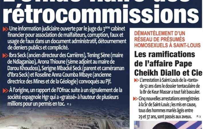 Découvrez les Unes des journaux sénégalais du jeudi 26 février 2026