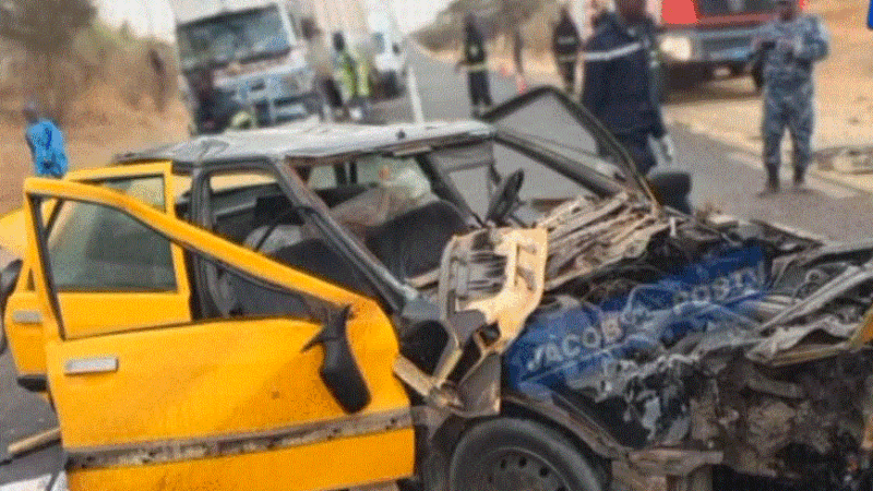 Tragédie à Ngueune Sarr: Trois morts dans un carambolage impliquant trois véhicules
