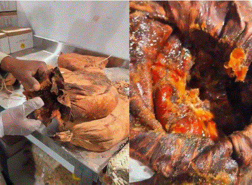 100 plus tard, des sacs de dattes ouverts et toujours en parfait état (vidéo)