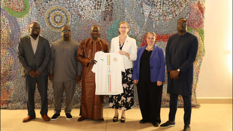 Coupe du Monde : L’Ambassade des États-Unis échange avec la Fédération sénégalaise