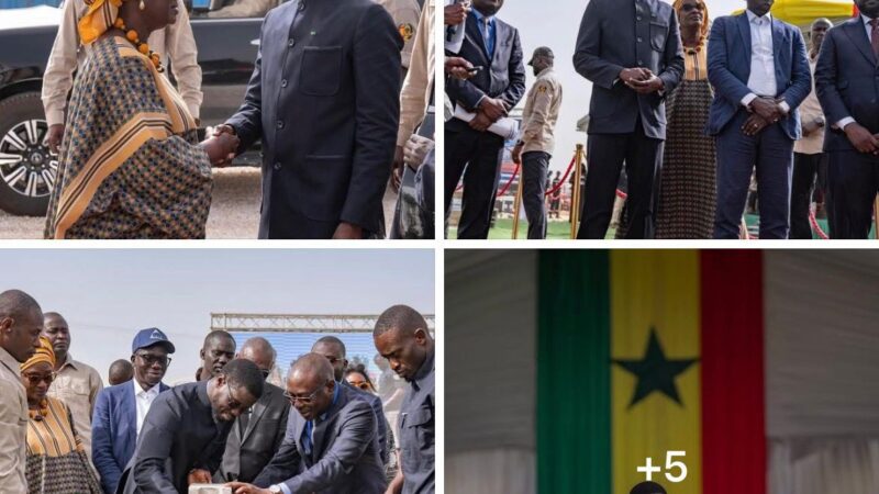 Justice : Diomaye Faye procède à la pose de la première pierre de l’École de formation du Barreau du Sénégal