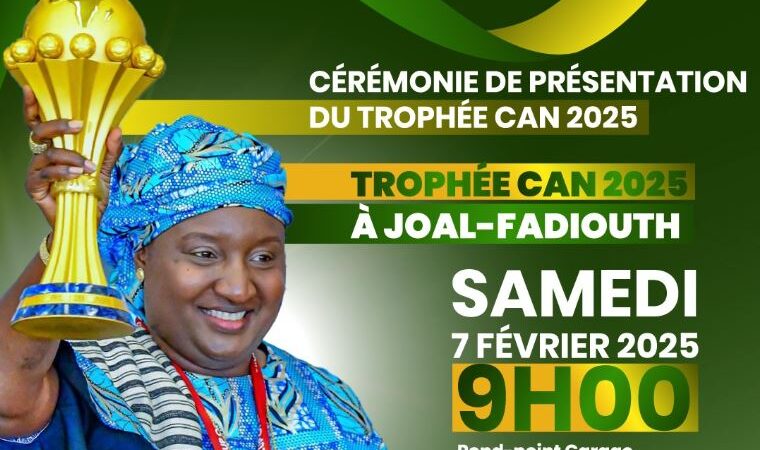 Joal-Fadiouth accueille le trophée de la CAN 2025…