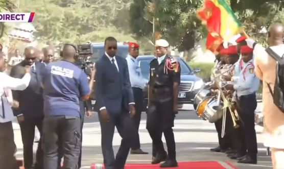 Direct-Direction formation Police Nationale : Arrivée de Ousmane Sonko (vidéo)
