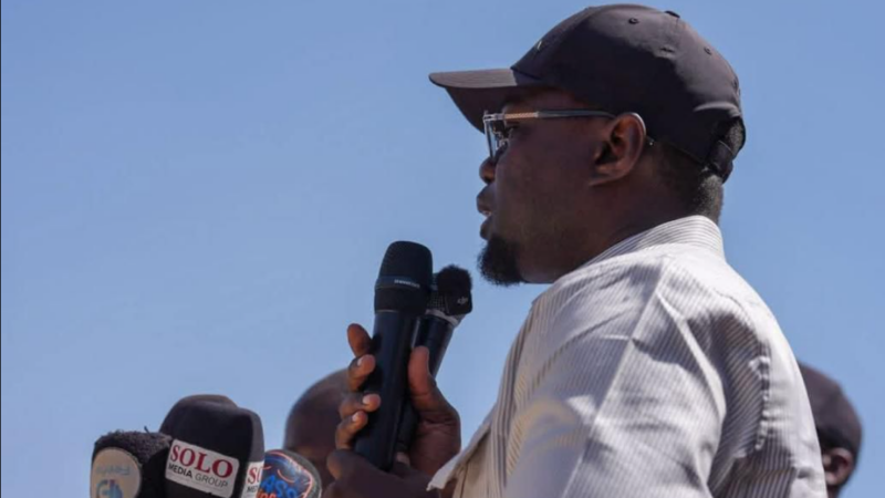 « Nous ferons face » : Ousmane Sonko met en garde l’opposition à Guinguinéo