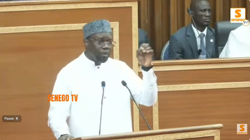 Face aux députés : Sonko assume être « le gardien de la révolution » (Senego TV)
