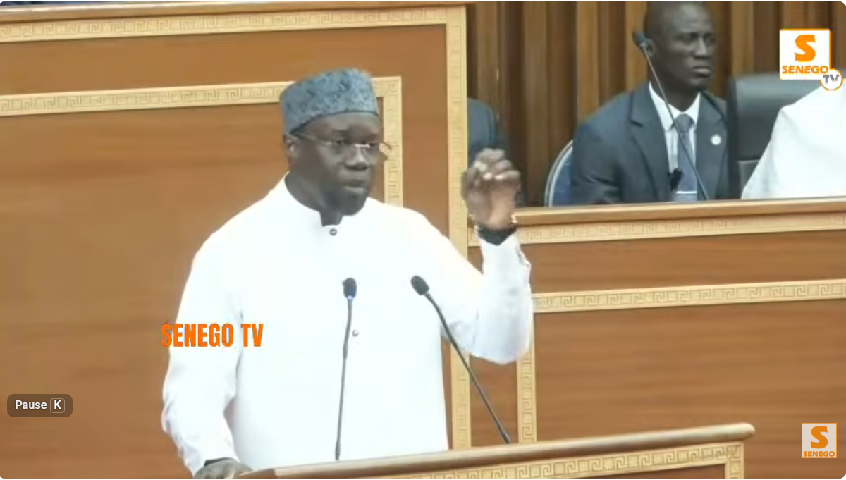 Face aux députés : Sonko assume être « le gardien de la révolution » (Senego TV)