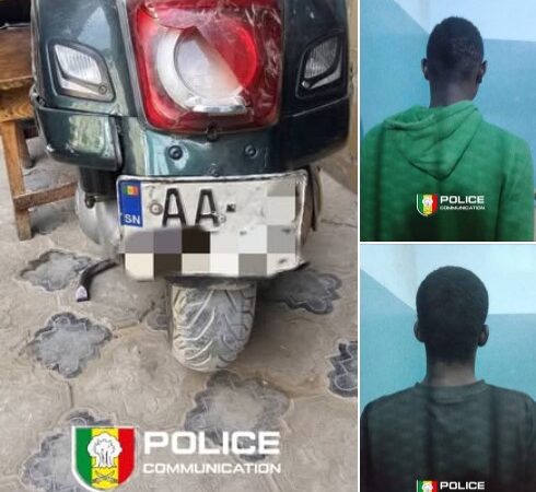 Grand Yoff : Deux individus arrêtés pour vol de motocyclette après une course-poursuite